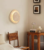 Travertine Stone Wall Light with Integrated Light Source