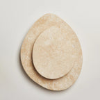 Travertine Stone Wall Light with Integrated Light Source