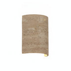 Travertine Wall Light, Up and Down Glow, IP65 Rated