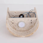 Travertine Wall Light, Up and Down Glow, IP65 Rated