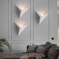 Modern Triangular Wall Light with Integrated LED, 25 cm