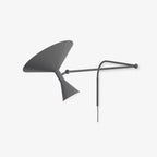 Retro Double Cone Wall Light with Adjustable Swing Arm