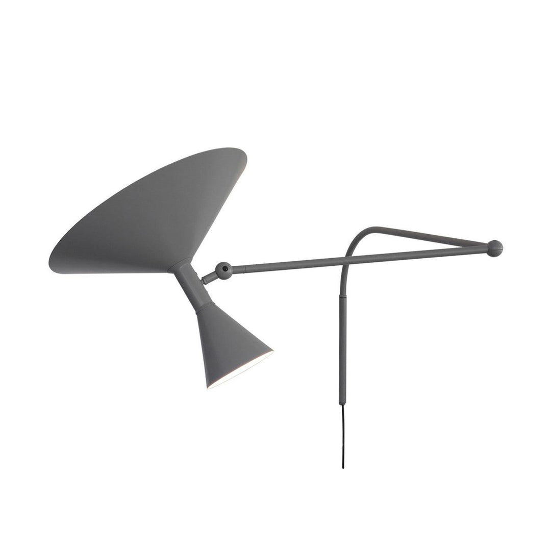 Retro Double Cone Wall Light with Adjustable Swing Arm