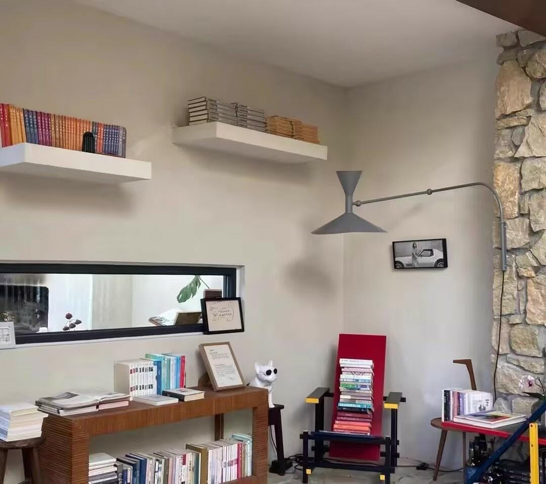 Retro Double Cone Wall Light with Adjustable Swing Arm