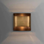 Art Deco Wall Light with Up and Down Light, Dimmable LED