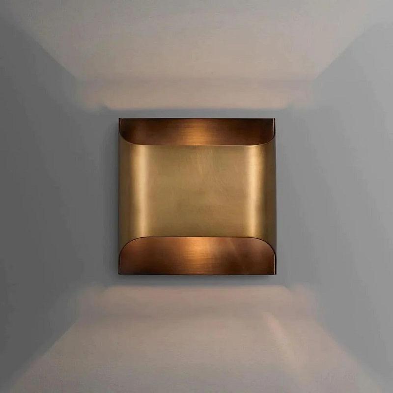 Art Deco Wall Light with Up and Down Light, Dimmable LED