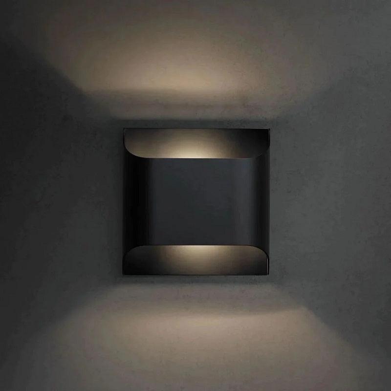 Art Deco Wall Light with Up and Down Light, Dimmable LED