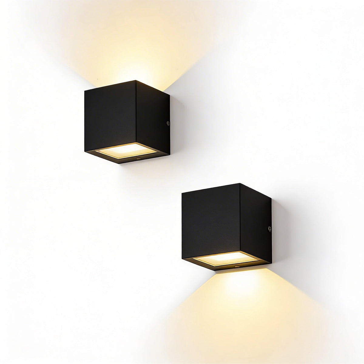 Cube LED Wall Light, Up and Down Light, 6W or 12W