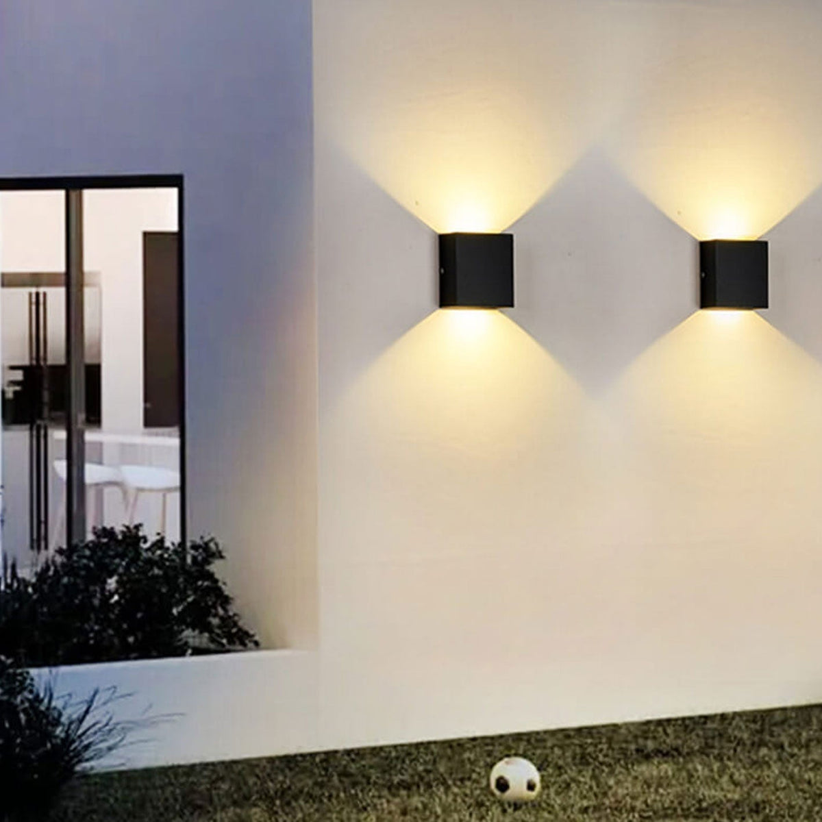 Cube LED Wall Light, Up and Down Light, 6W or 12W