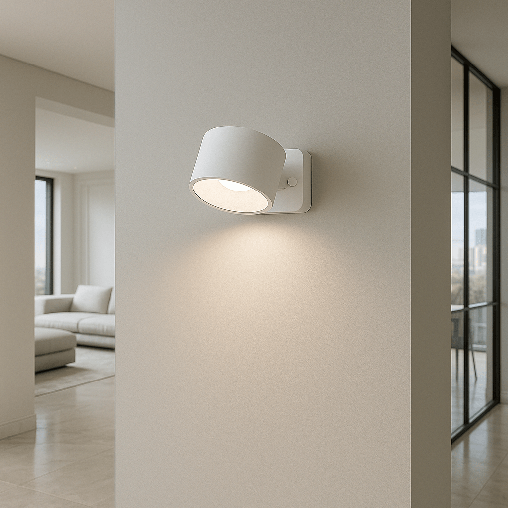 Cordless Wall Light with 360 Degree Head and USB-C Charging