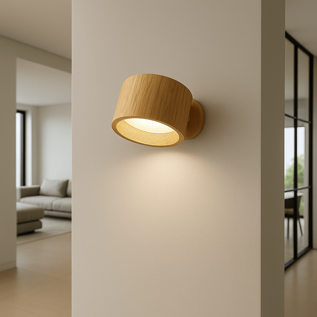 Cordless Wall Light with 360 Degree Head and USB-C Charging