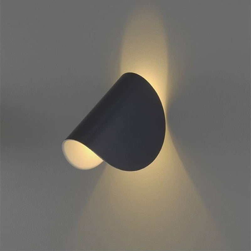Geometric Metal Wall Light with Rotating LED Head