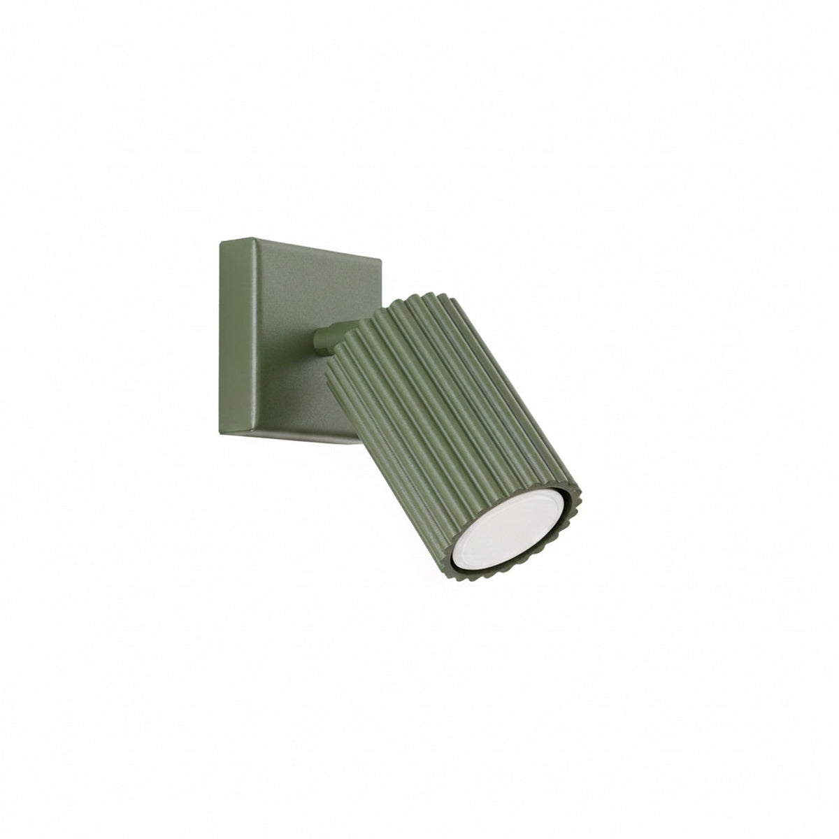 Modern Ribbed Shade Wall Light with Rotating Head, GU10
