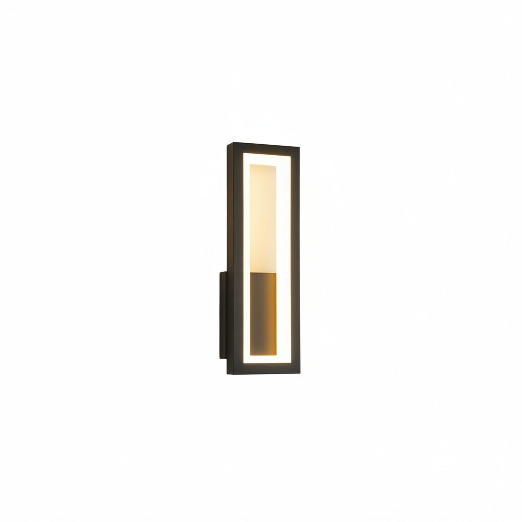 Rectangular Frame Wall Light with Integrated LED