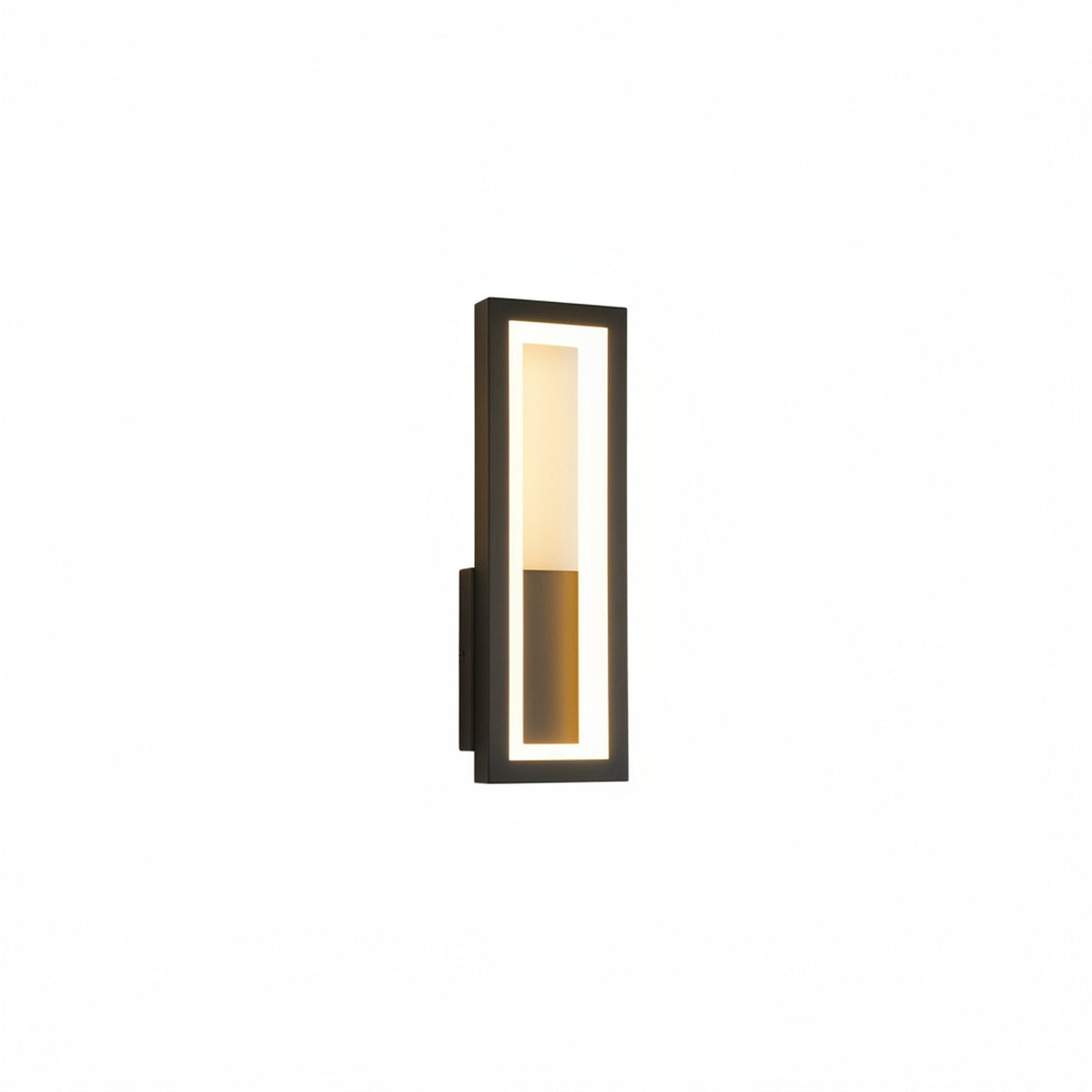 Rectangular Frame Wall Light with Integrated LED