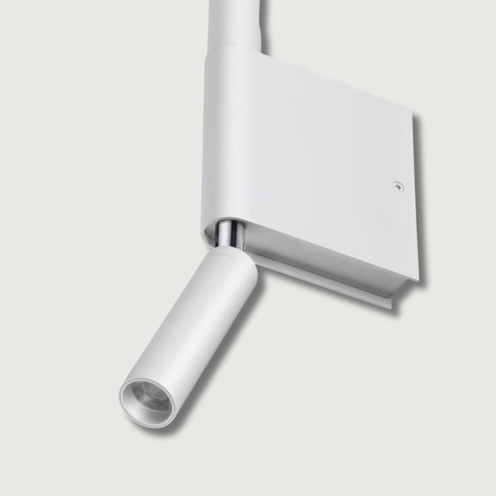 Modern LED Wall Light with Reading Lamp and Adjustable Light Colour