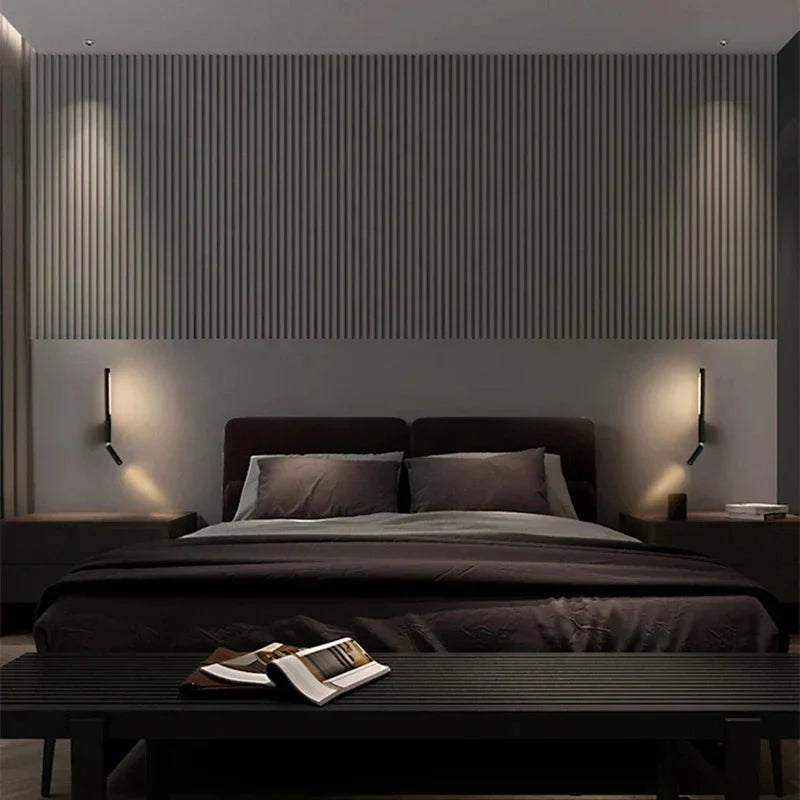 Modern LED Wall Light with Reading Lamp and Adjustable Light Colour