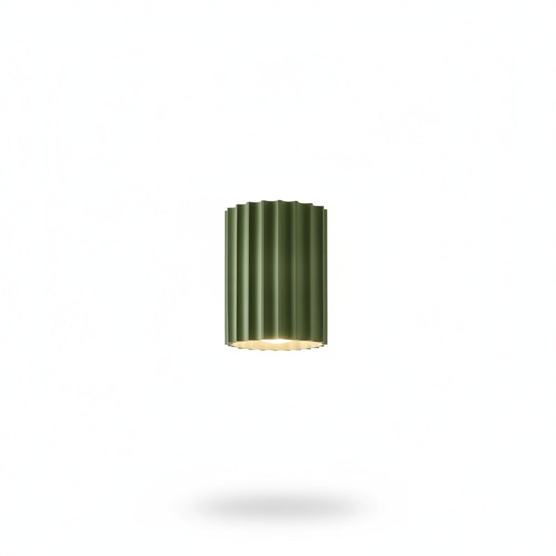 Fluted Wall Light with Warm White Up and Down Glow