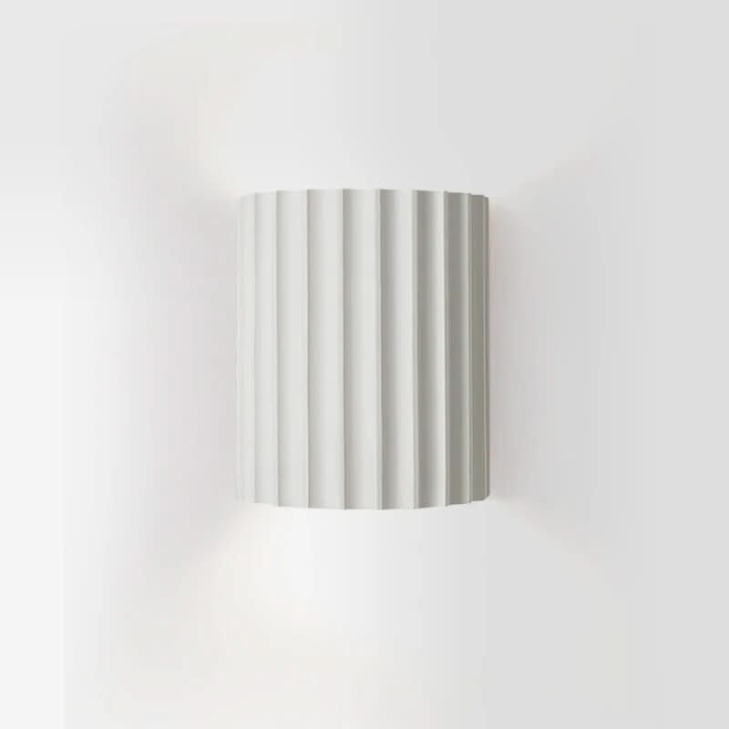 Fluted Wall Light with Warm White Up and Down Glow