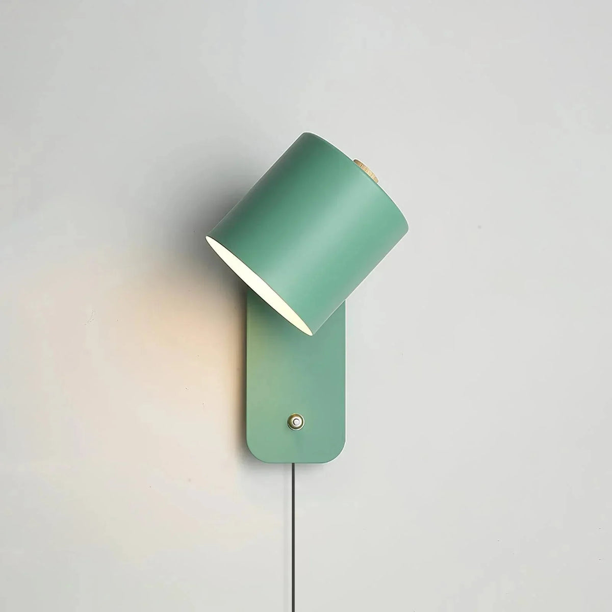 Scandi Plug-In Wall Light with Adjustable Head and Switch