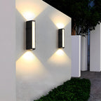 Outdoor LED Wall Light with Up and Down Beam, 4 Sizes