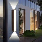 Outdoor LED Tube Wall Light, Up and Down Beams, 12W to 36W