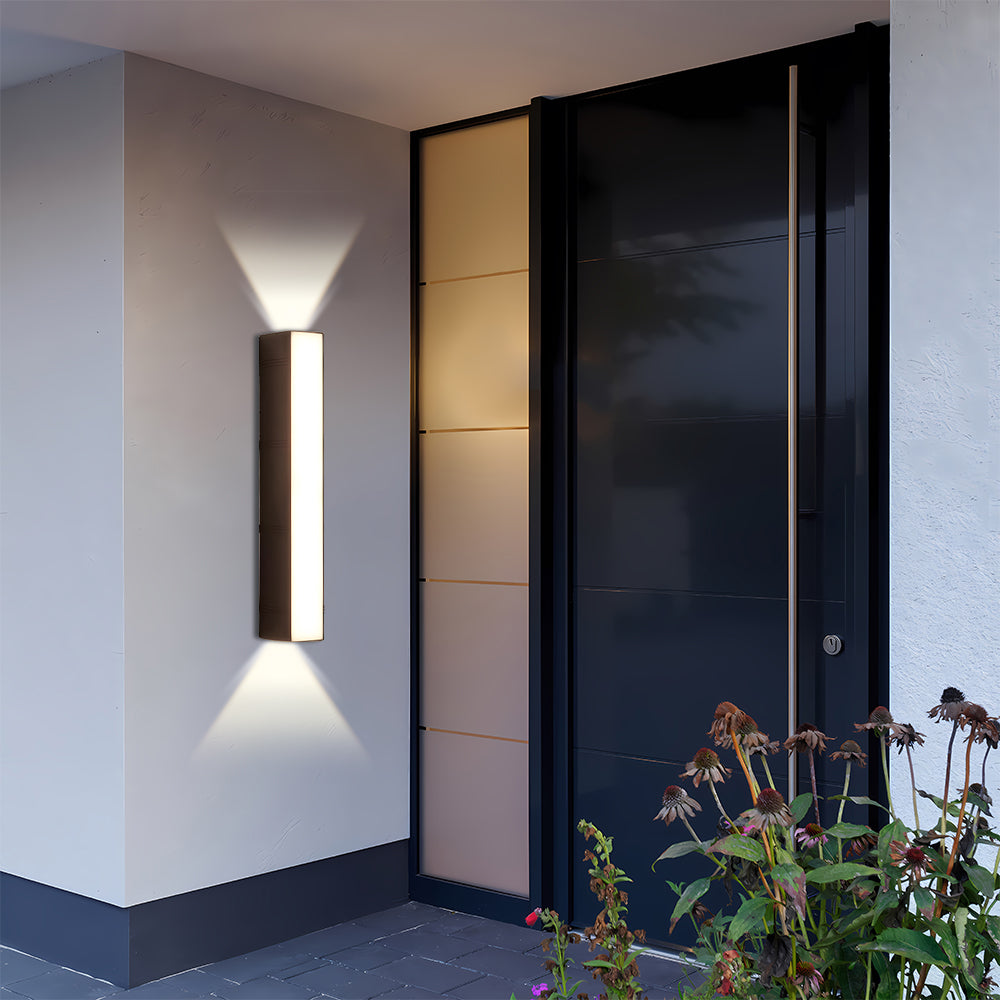 Outdoor LED Tube Wall Light, Up and Down Beams, 12W to 36W