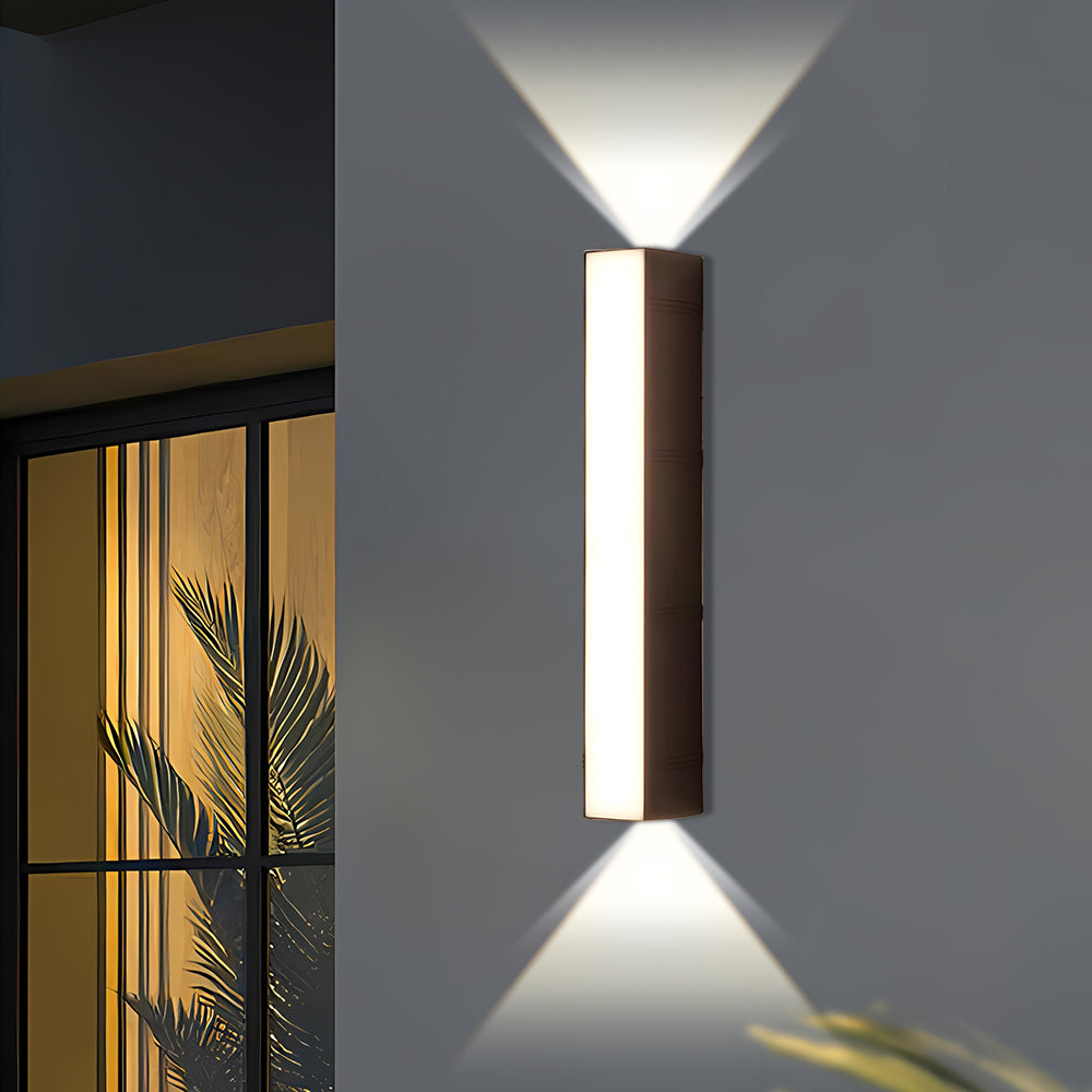 Outdoor LED Tube Wall Light, Up and Down Beams, 12W to 36W