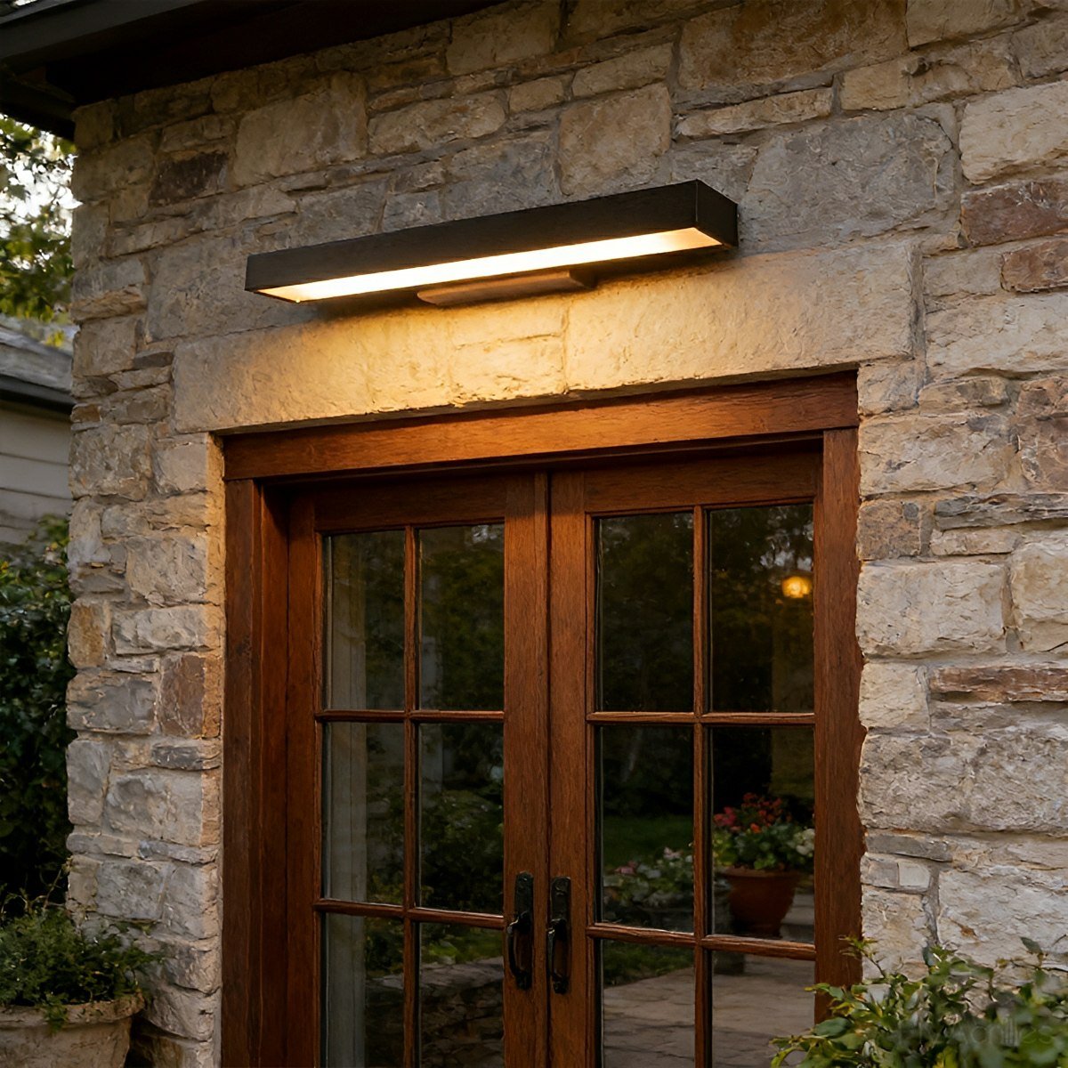 Outdoor LED Wall Light with Motion Sensor, IP65, 32 to 80 cm