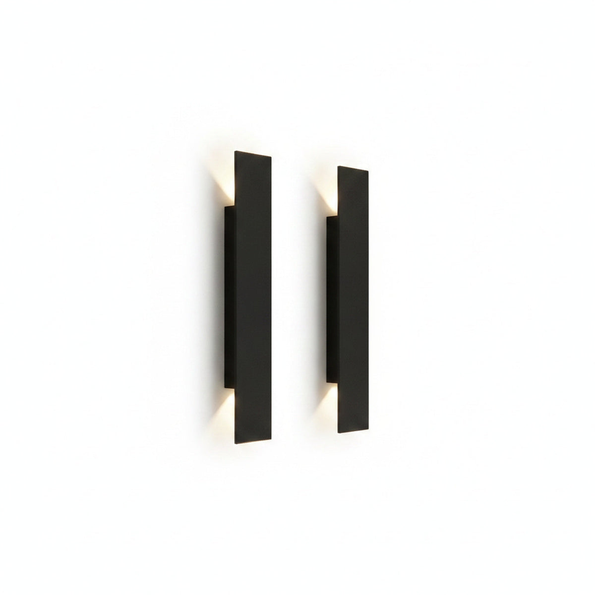 Up and Down Outdoor Wall Light with Integrated Warm LED