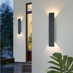 Up and Down Outdoor Wall Light with Integrated Warm LED
