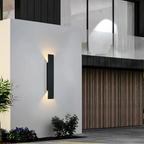 Up and Down Outdoor Wall Light with Integrated Warm LED