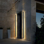 Linear LED Outdoor Wall Light, Six Lengths and Three Styles
