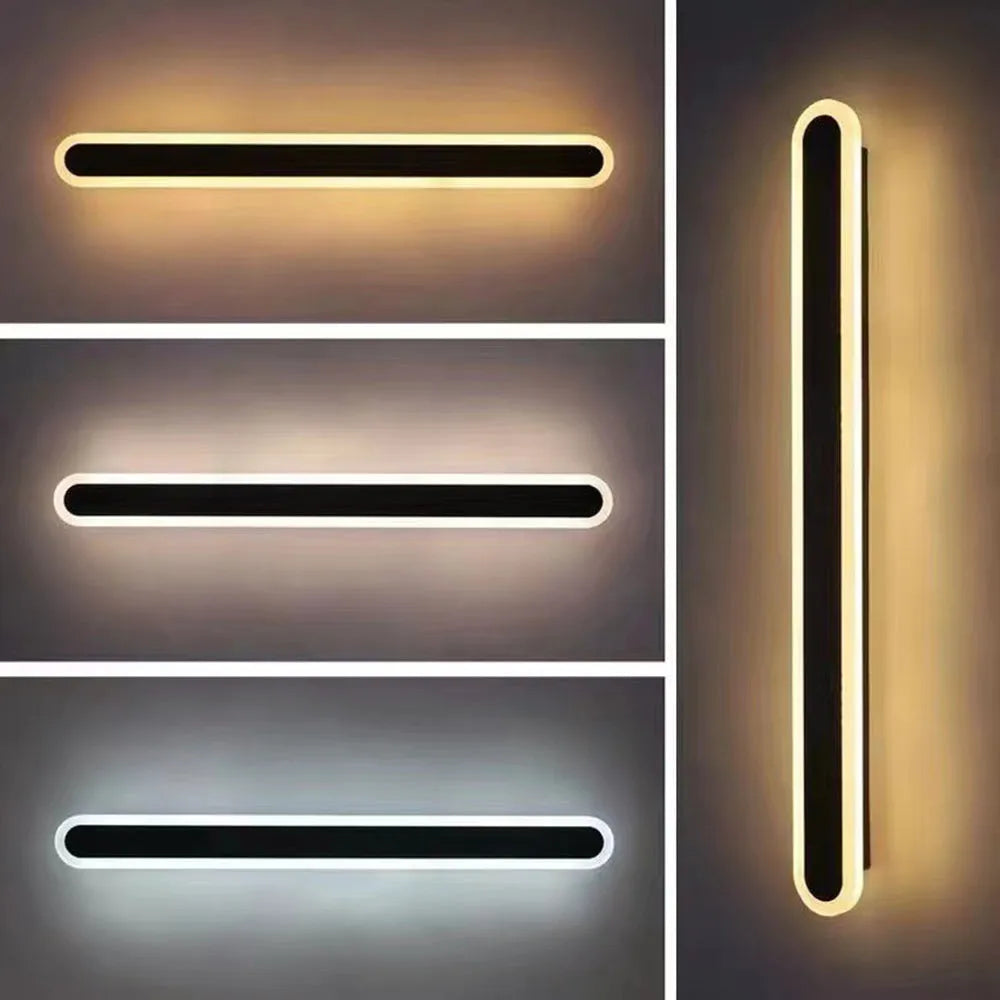 Dimmable Outdoor LED Wall Light, IP65, 40-80cm