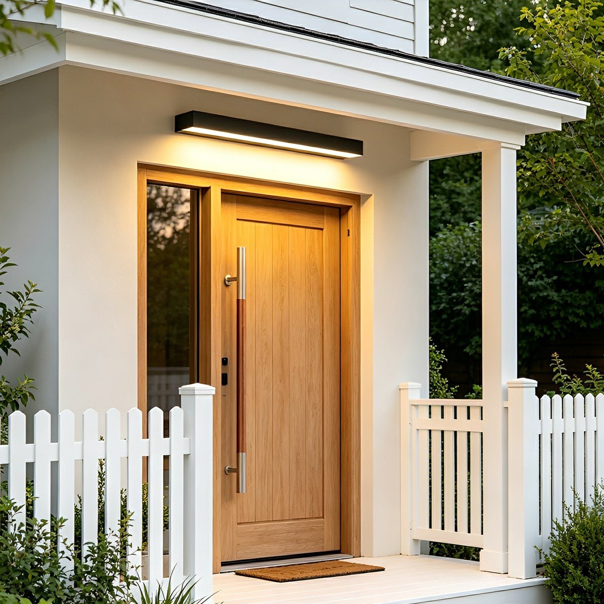 Minimalist Outdoor LED Wall Light, IP65, 20 to 80 cm