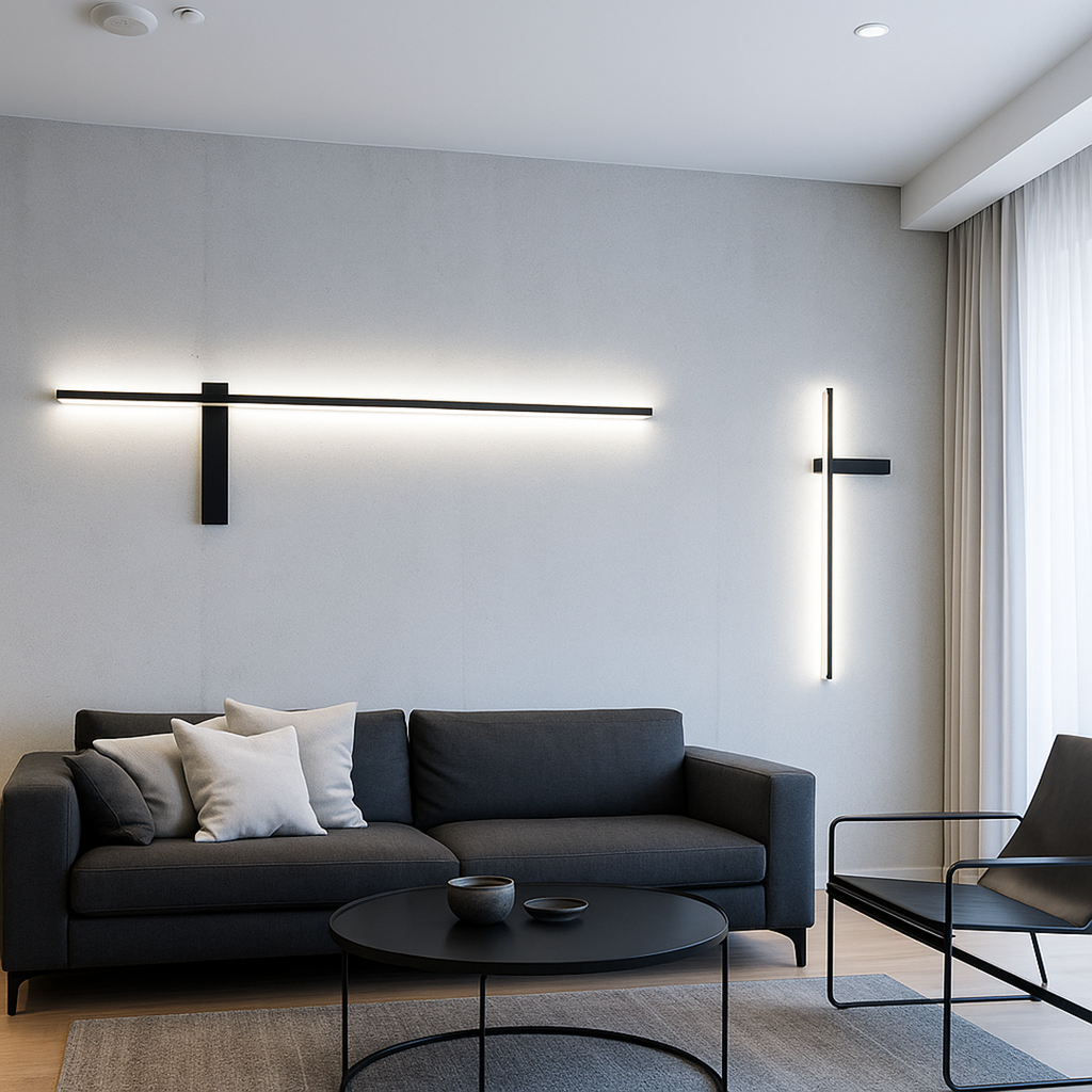 Outdoor Cylinder Column Wall Light, IP65, 60 to 120 cm