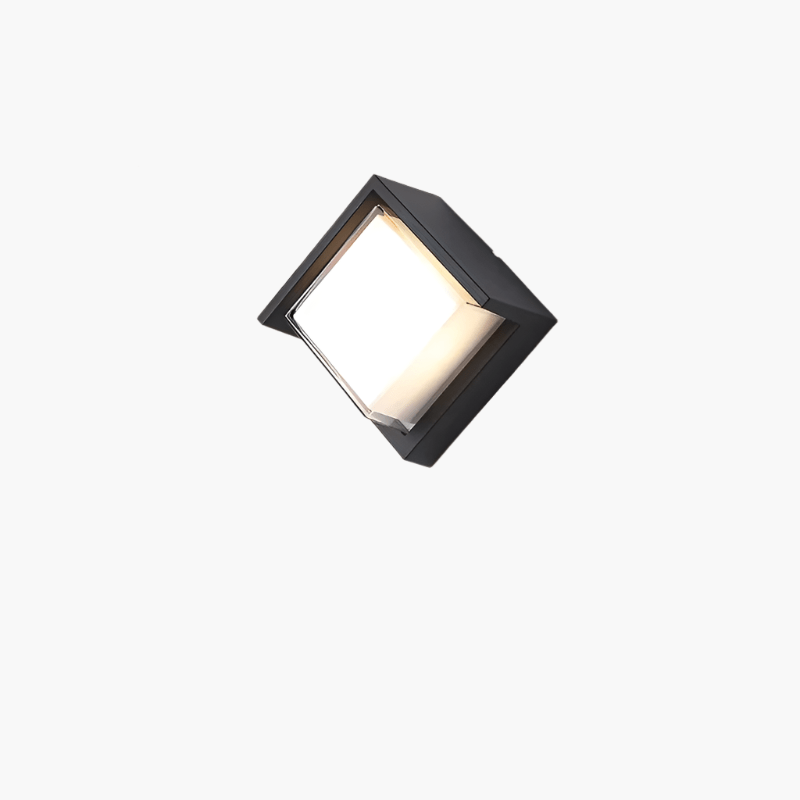 Outdoor Wall Light with Motion Sensor, Square or Round, IP65