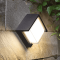Outdoor Wall Light with Motion Sensor, Square or Round, IP65