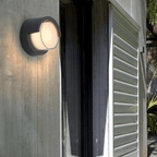 Outdoor Wall Light with Motion Sensor, Square or Round, IP65