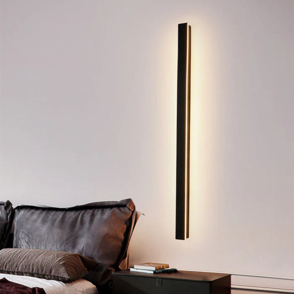 Linear Outdoor LED Wall Light with Motion Sensor, 80 cm