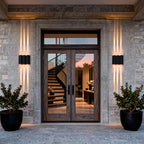 Wave Outdoor Wall Light, Up and Down LED, IP54