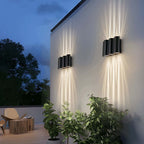 Wave Outdoor Wall Light, Up and Down LED, IP54
