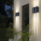 Wave Outdoor Wall Light, Up and Down LED, IP54