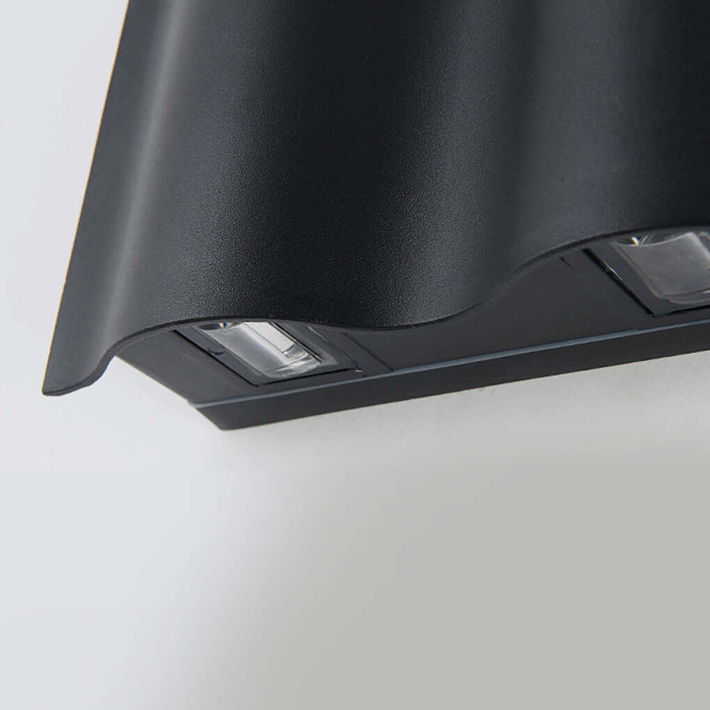Wave Outdoor Wall Light, Up and Down LED, IP54