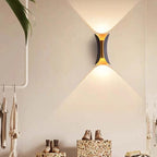 Up Down Outdoor Wall Light, IP65 with Integrated LED