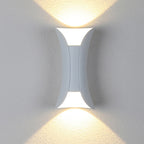 Up Down Outdoor Wall Light, IP65 with Integrated LED