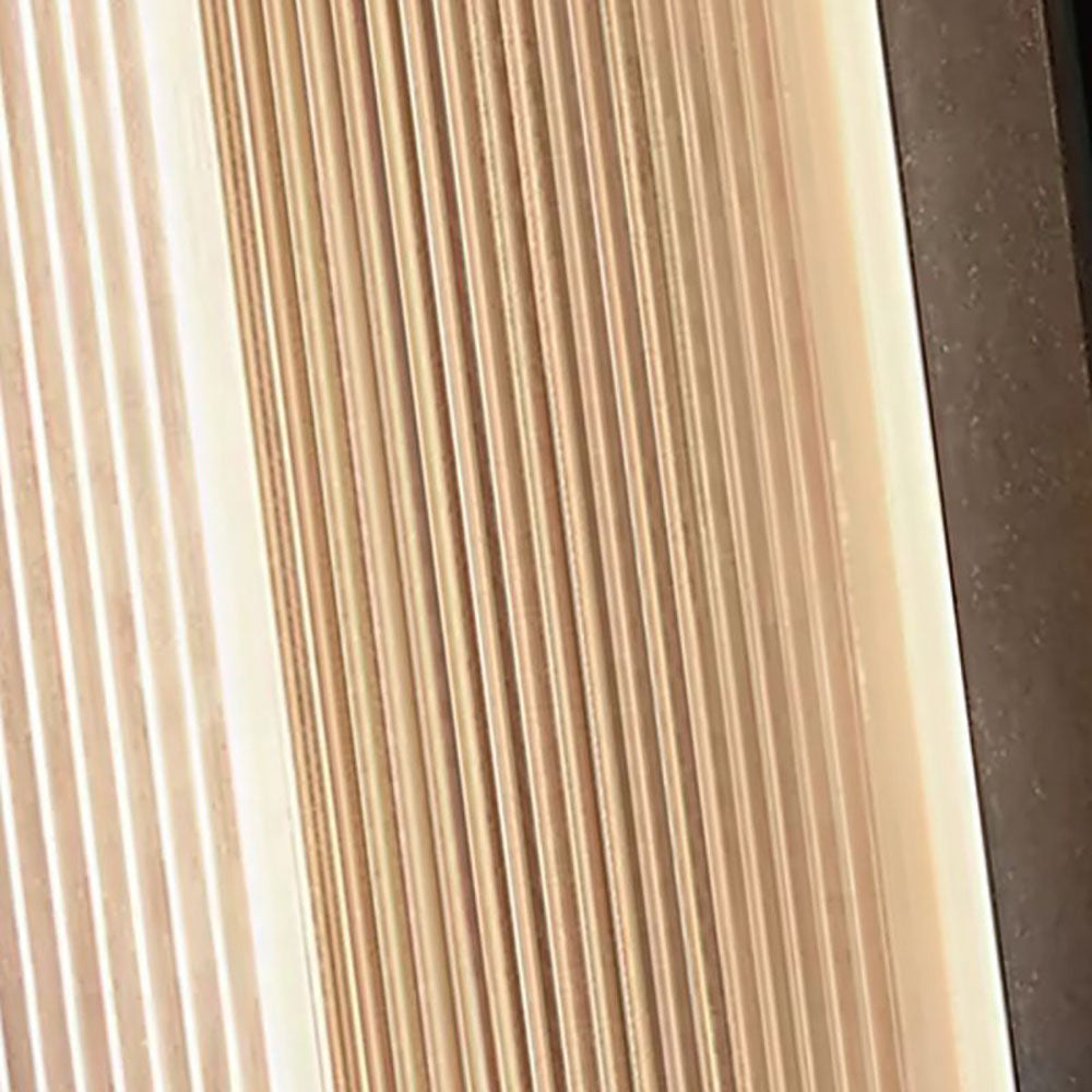 Vertically Ribbed Acrylic Outdoor Wall Light, IP68