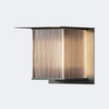 Vertically Ribbed Acrylic Outdoor Wall Light, IP68