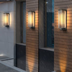 Vertically Ribbed Acrylic Outdoor Wall Light, IP68