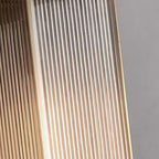 Vertically Ribbed Acrylic Outdoor Wall Light, IP68